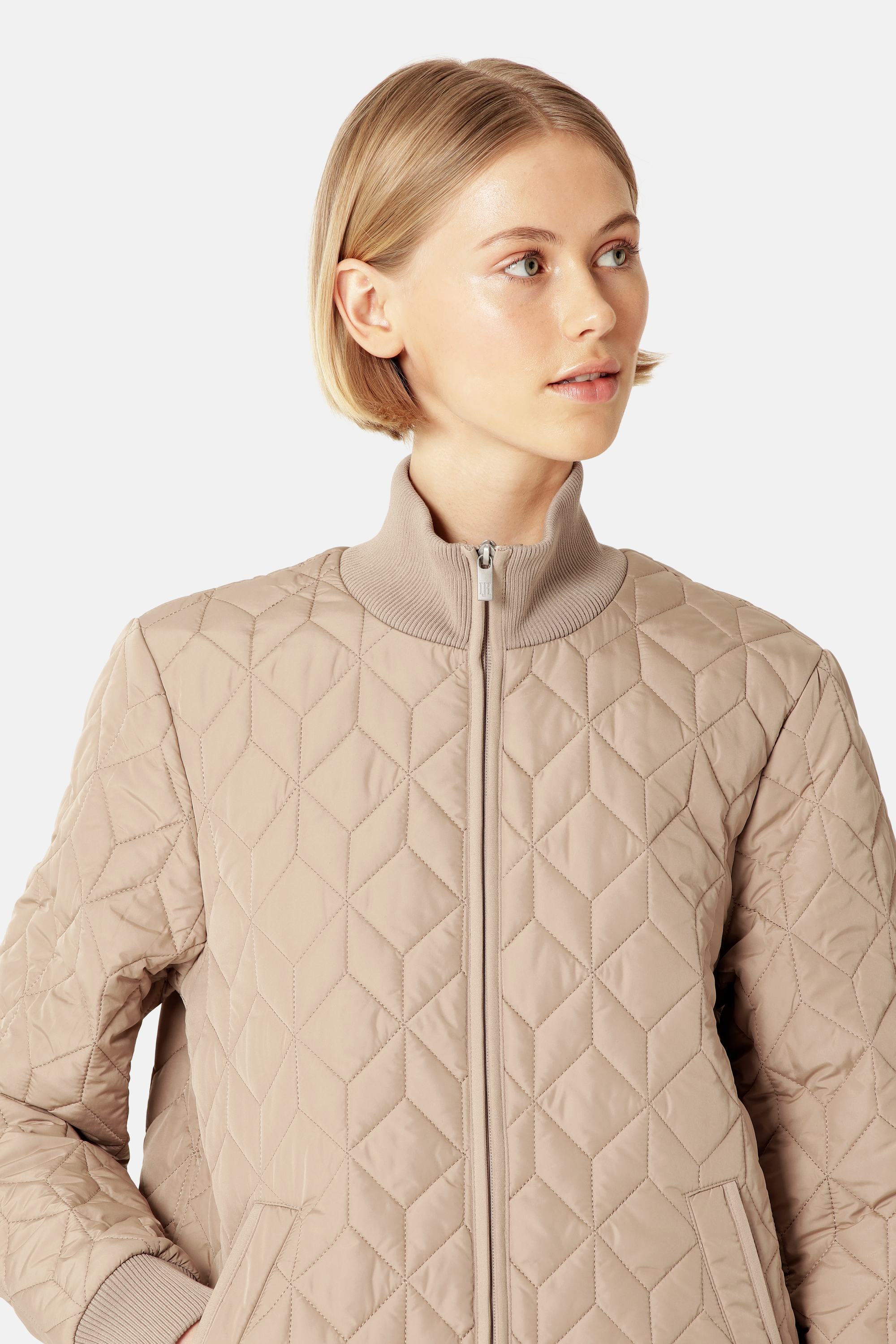 Veste Longue Matelassée - Wheat